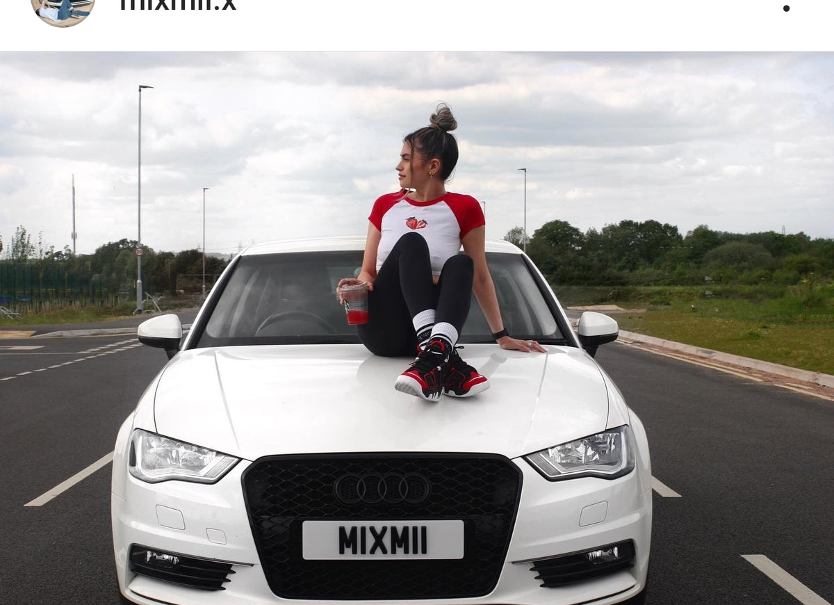 Audi A3 with some 4D plates Crystal Plates