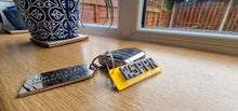 Load image into Gallery viewer, 4D Personalised Number Plate Keyring