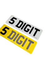 Load image into Gallery viewer, 4D Acrylic Number Plate