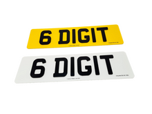 Load image into Gallery viewer, 4D Acrylic Number Plate