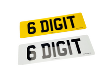 Load image into Gallery viewer, 4D Acrylic Number Plate