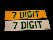 Load image into Gallery viewer, Glow in the dark 4D Gel Number Plate