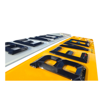 Load image into Gallery viewer, 4D Bevelled Retro - Road Legal Number Plates