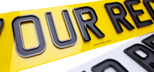 Load image into Gallery viewer, 4D Matt Ghost Outline Acrylic Number Plates