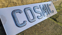 Load image into Gallery viewer, 3D Glitter Gel Number Plate - Crystal Plates