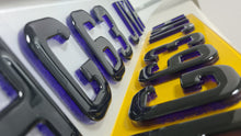 Load image into Gallery viewer, purple gel Number Plate - Crystal Plates
