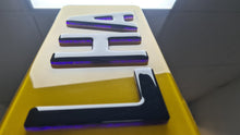 Load image into Gallery viewer, purple gel Number Plate - Crystal Plates