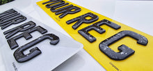 Load image into Gallery viewer, Forged Carbon 4D Number Plates