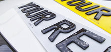 Load image into Gallery viewer, Forged Carbon 4D Number Plates