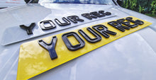 Load image into Gallery viewer, 4D Ghost Outline Acrylic Number Plates