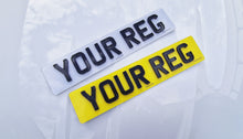 Load image into Gallery viewer, 4D Ghost Outline Acrylic Number Plates