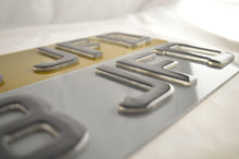 Load image into Gallery viewer, 4D crystal Number Plate-Crystal plates