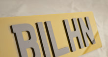 Load image into Gallery viewer, 4D tinted Number Plate-Crystal plates