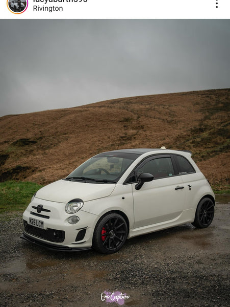 Fiat Abarth 595 with some short 3D gel plates