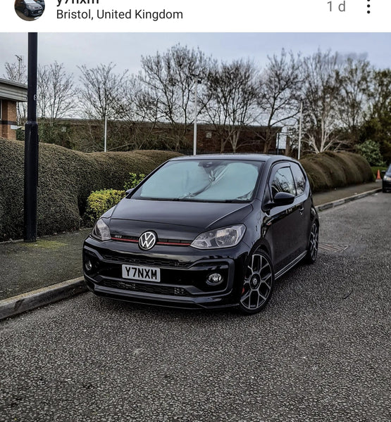 VW Up GTI with some short 3D gel plates