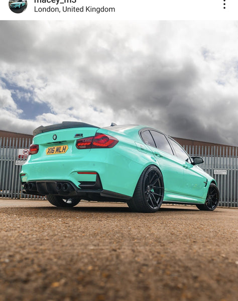 BMW M3 F80 with some hex shaped 4D plates