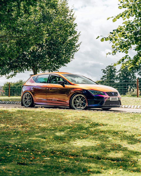 Seat Cupra with some 4D gel plates