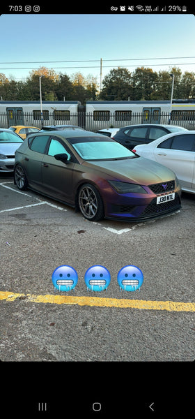 Purple Seat Cupra with some 4D gel plates