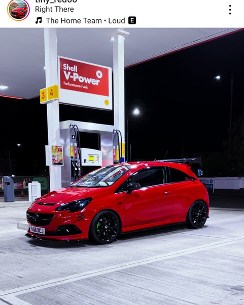 Vauxhall Corsa VXR with some 4D gel plates