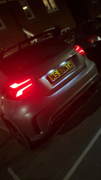 Mercedes AMG A45 with some tinted 3D gel plates