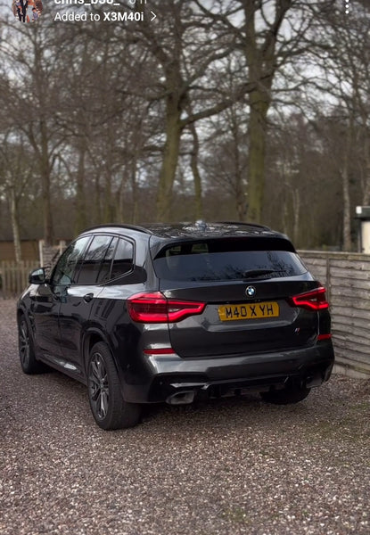 BMW X3M40i with some hex tinted 3D gel plates