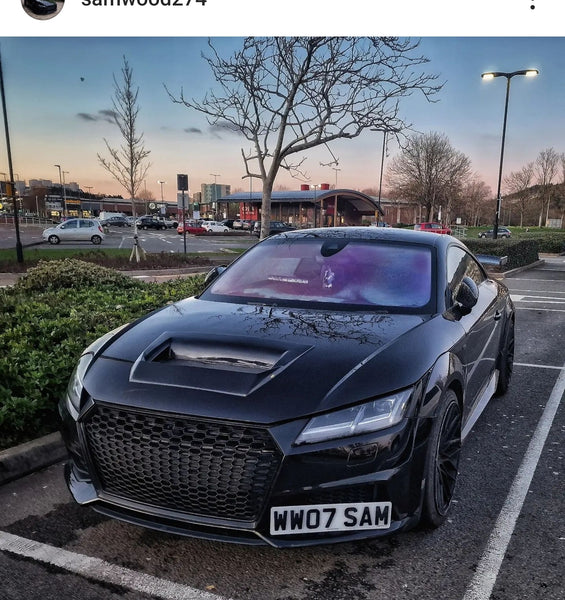 Audi TT with some short 4D plates