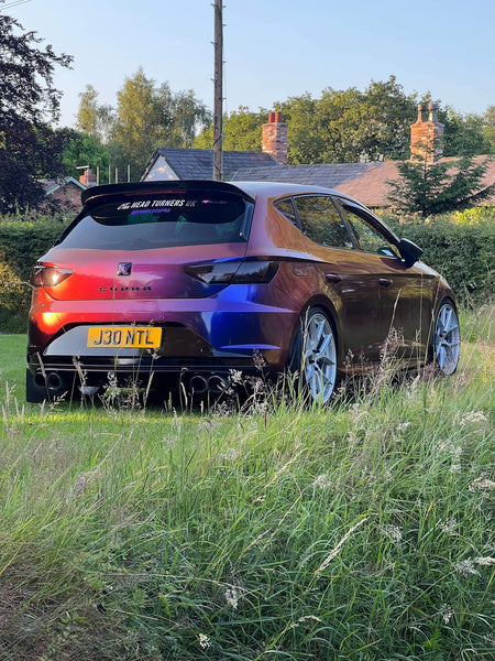 Purple Seat Cupra with some legal 4D gel plates