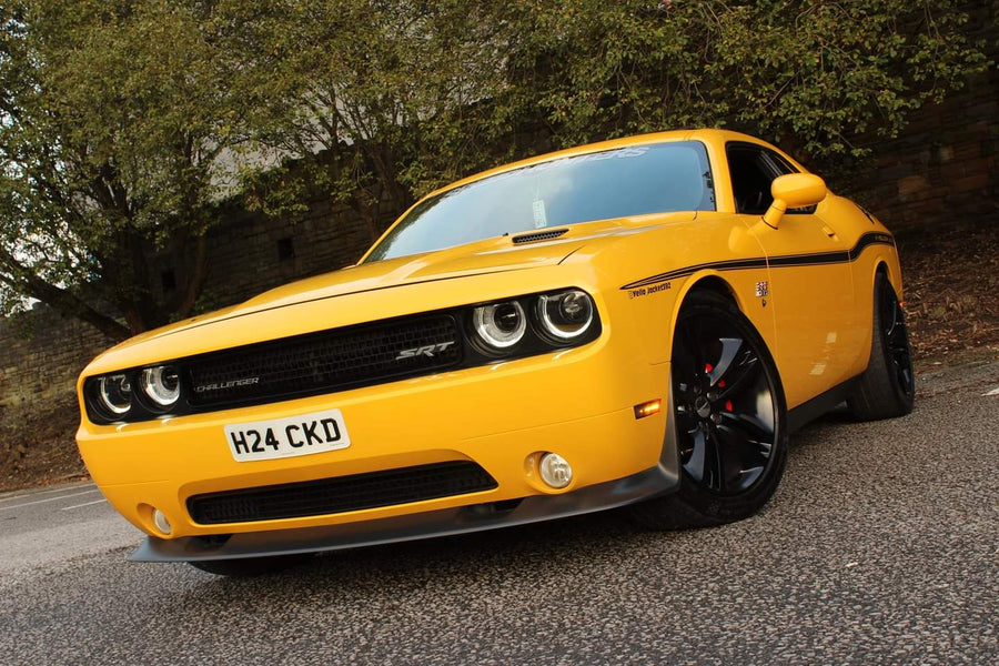 Dodge Challenger Yellow Jacket with some Import 3D gel plates