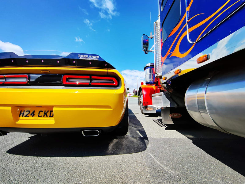 Dodge Challenger Yellow Jacket with some short 3D gel plates