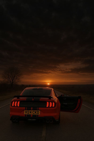 Ford Mustang GT with some short 3D gel plates