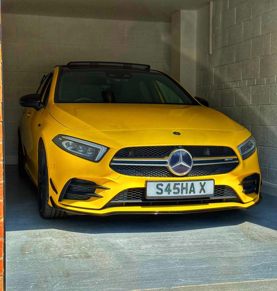 Mercedes AMG A35 with some glitter 3D gel plates