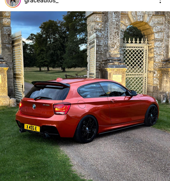 BMW M135i with some 3D gel plates