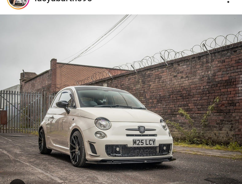 Fiat Abarth 595 with some 3D gel plates