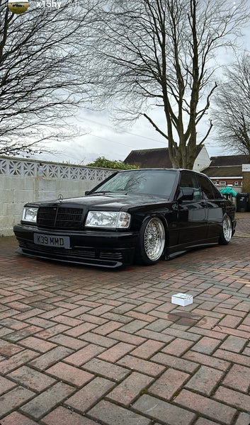 Mercedes 190e with some tinted 3D gel plates