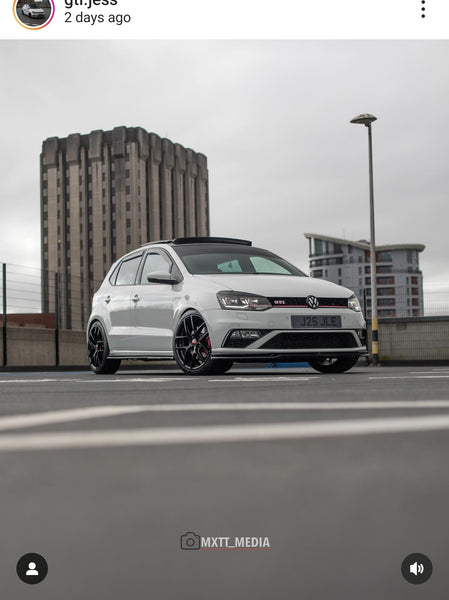 VW Polo GTI with some tinted 3D gel plates