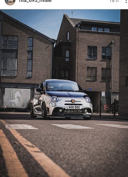 Fiat Abarth 695 Rivale with some 4D gel plates