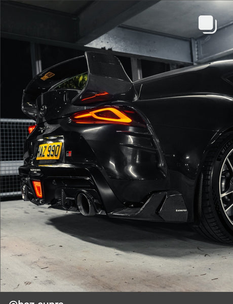 Toyota Supra GR with some short 4D gel plates