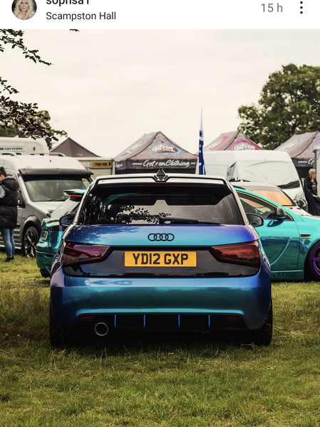 Audi A1 with some 3D gel plates