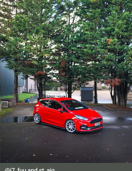 Ford Fiesta ST with some short 3D gel plates