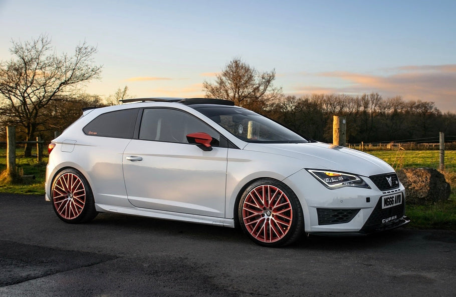 Seat Cupra with some 4D gel plates