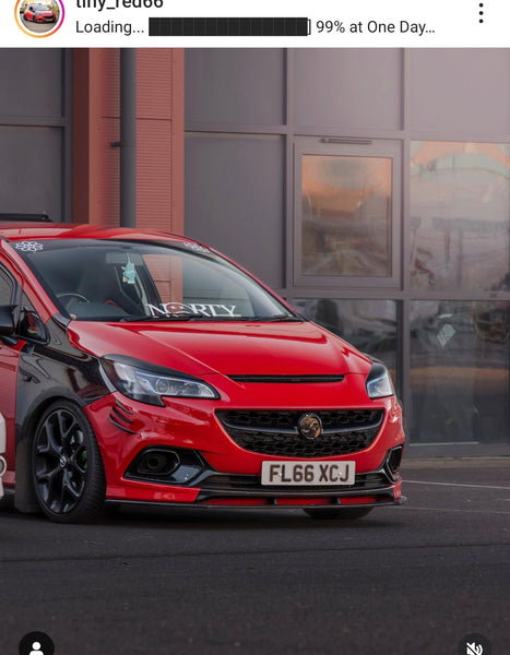 Vauxhall Corsa VXR with some 4D gel plates