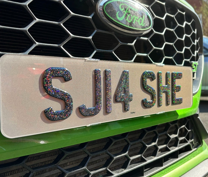 Ford Fiesta ST with some glitter 4D gel plates