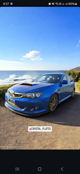 Subaru STi with some 3D gel plates