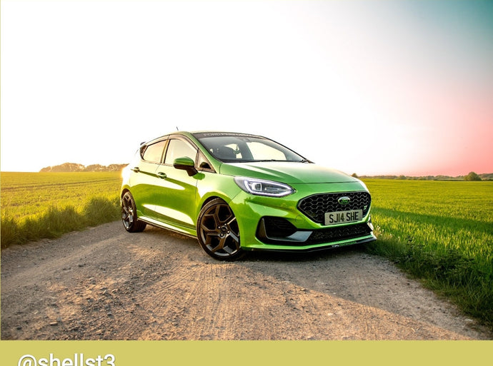 Ford Fiesta ST with some 3D gel plates