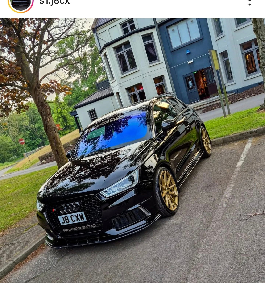 Audi S1 with some 3D gel plates – Crystal Plates