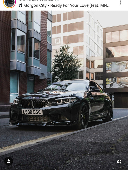 BMW M2 F87 with some 4D gel plates
