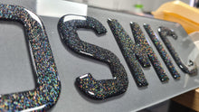 Load image into Gallery viewer, 3D Glitter Gel Number Plate - Crystal Plates
