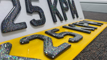 Load image into Gallery viewer, 4D Glitter Gel Number Plate - Crystal Plates
